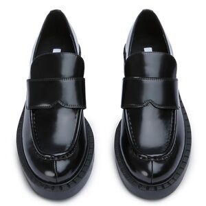 BNWB Tony Bianco CORVETTE BLACK HI SHINE Oxford Shoes